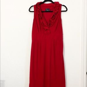 Just...Taylor Elegant Red Midi Dress